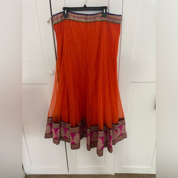 3-Piece Lengha Chaniya Choli Set - Picture 3 of 6